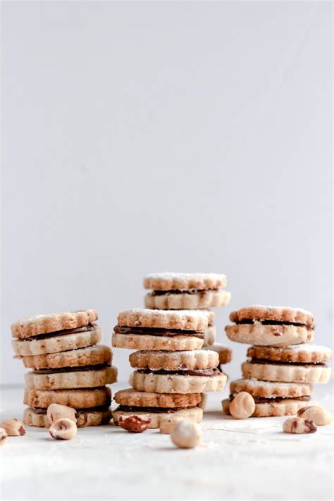 Delicious Crispy Melt In Your Mouth Hazelnut Shortbread Cookies These