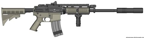 Colt M4a1 Sirs Modern Warfare 2 Sopmod By Scarlighter On Deviantart