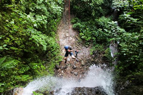 Canyoning Costa Rica Arenal Waterfall Rappelling With Pure Trek