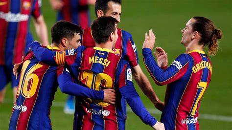 La Liga Barcelona Feiert Sicheren Heimsieg Dank Messi Doppelpack