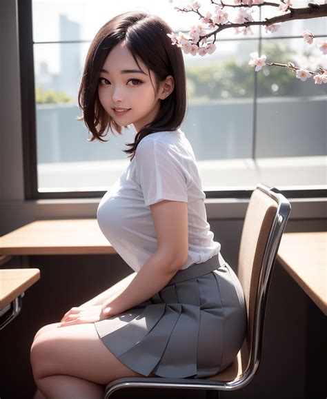 Haikyuu Buxom Beauties Hot Big Tits Kawaii Anime Girl Girl Cartoon