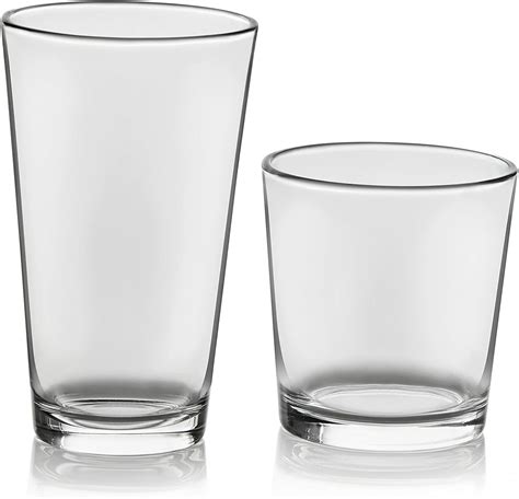 Libbey Flare 16 Piece Tumbler And Rocks Glass Set In 2022 Glass Set Glassware Collection Libbey