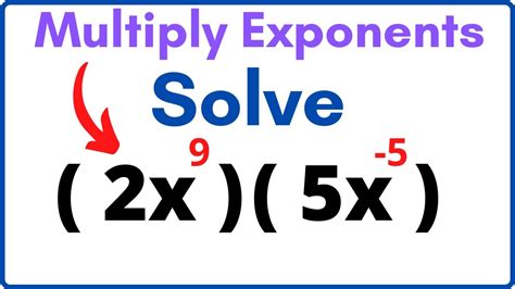 Example Problems Applying Multiplying Exponents Rules Youtube