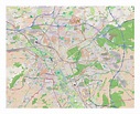 Large detailed map of Hannover city | Hannover | Germany | Europe ...