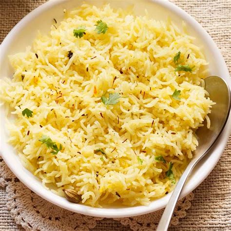 Saffron Rice Recipe Yellow Rice Indian Style