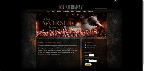 Best Church Website Templates For Ministry And Outreach Sharefaith Magazine