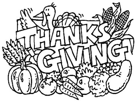 Printable Religious Thanksgiving Coloring Pages Coloring Home