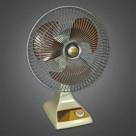 3d Model Tls Electric Fan Pbr Game Ready Vr Ar Low Poly Cgtrader