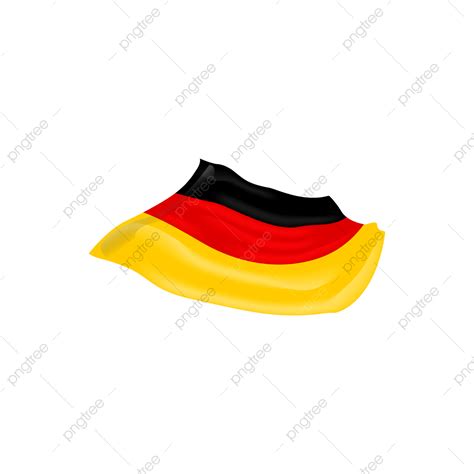 Gambar Desain Seni Vektor Bendera Jerman Terisolasi Bendera Jerman Png Flag Jerman Vektor