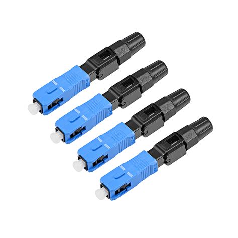 Sc Upc Optic Fiber Quick Connector Fast Adapter Single Mode For Ftth Od Pcs Walmart Com