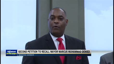 Second Petition To Recall Mayor Marcus Muhammad Gets Denied