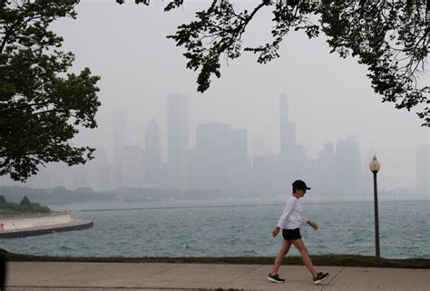 Chicagos Air Quality Is Worst In The World After Canadian Wildfire