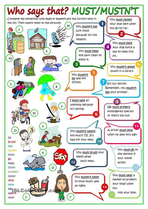 Modal Verbs Worksheets For Grade Worksheets