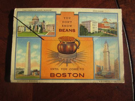 Vintage Boston Post Card Set Postcard Card Set Cards