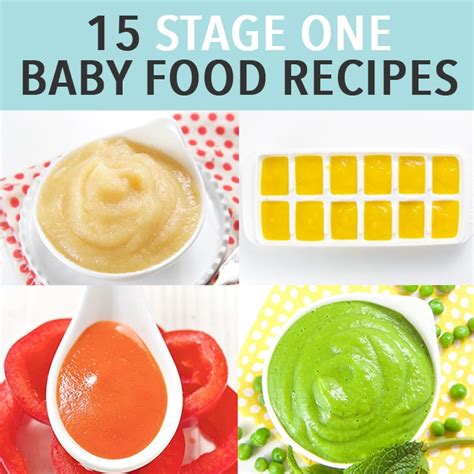 15 Stage One Baby Food Purees 4 6 Months Baby Foode