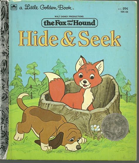 Fox And The Hound Hise And Seek Disney Little Golden Book Little