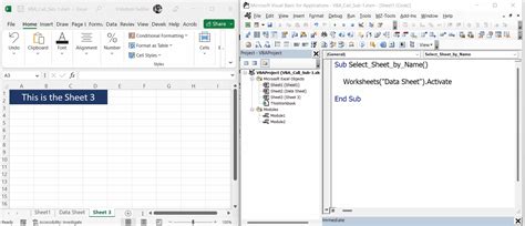 How To Select A Sheet In Excel Vba Spreadcheaters