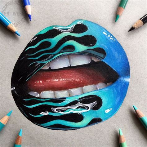 Augen malen lippen zeichnen gesichter zeichnen tattoos zeichnen schöne bilder zeichnen lernen zeichnung zeichnen anleitung augen zeichnungen realistische zeichnungen. Daragh O'Brien • в Instagram: «Glossy lips drawing ...