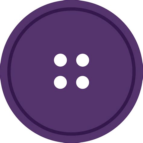 Purple Round Cloth Button With 4 Hole Png Image For Free Download