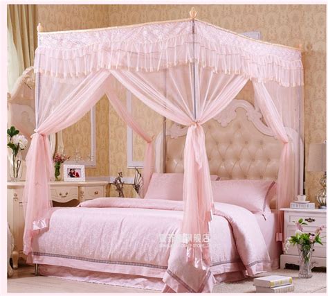 Square rectangular canopy mosquito net bed canopy/mosquiteros/moustiquaires, bed canopy. metal steel frame 4 corner canopy Mosquito bed netting ...