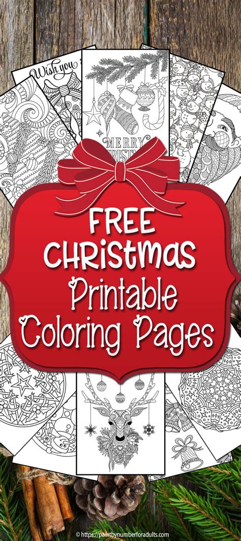 New arrivals paint by number kits for adults offer various paint by number kits. Free Printable Christmas Coloring Pages • Paint By Number ...