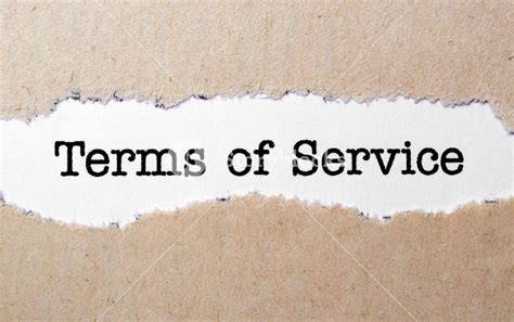 Terms Of Service Royalty Free Stock Image Storyblocks