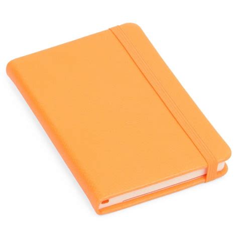 Agenzio Medium Neon Orange Ruled Notebook Notebooks Stationery