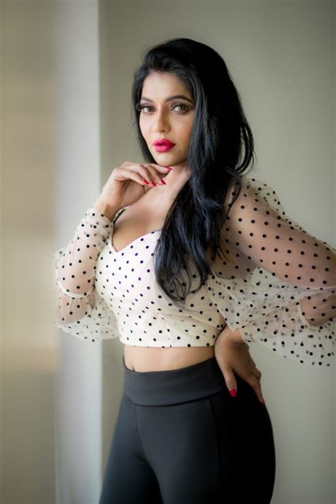 Reshma Pasupuleti Hot Stills In Polka Dot Dress South Indian Actress