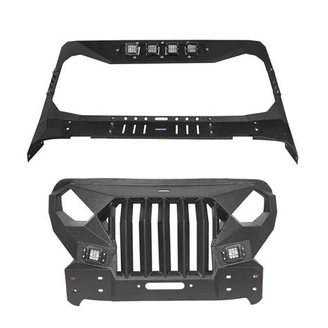 Windshield Frame Cover And Front Bumper Wmad Max Grill For 2018 2022