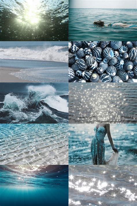 In The Ocean Magic Aesthetic Witch Aesthetic Aesthetic Collage Blue