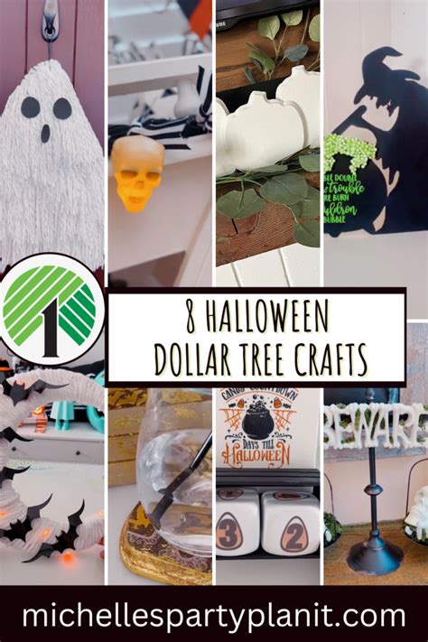 8 Easy Dollar Tree Halloween Crafts Michelles Party Plan It