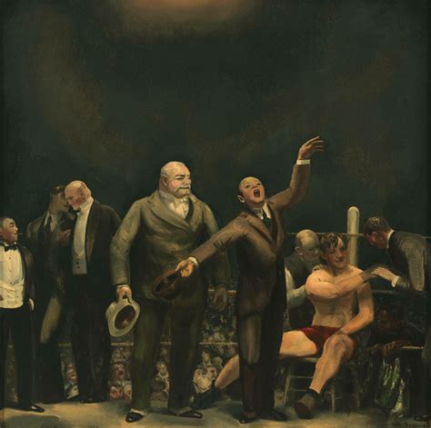 George Bellows Introducing John L Sullivan Whitney Museum Of