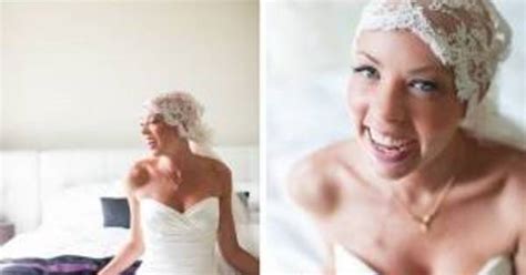 Ez a bátor menyasszony bebizonyította, hogy kopaszon is gyönyörű | Startlap