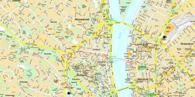 Zoek naar toeristische bestemmingen op de kaart van boedapest. Kaart van boedapest, Budapest kaart (Hongarije)