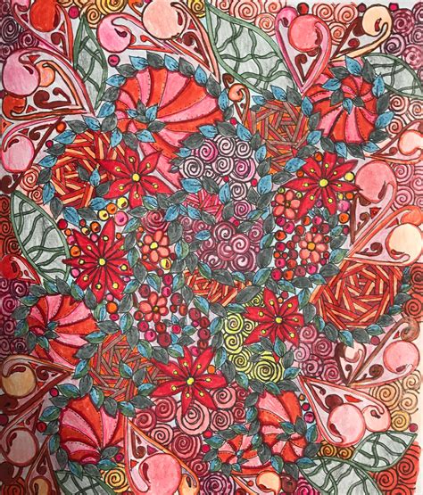 What are the themes in the zendoodle series? Colored by Lita 2018 from zendoodle book | Colorful ...