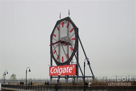 The Historic Colgate Clock In Jersey City New Jersey Photograph By