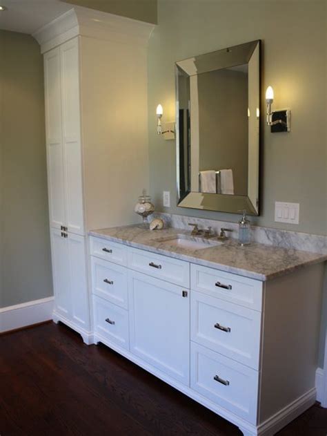 Awesome Bathroom Vanity With Linen Cabinet Vanity Linen Closet Ideas