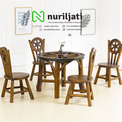 Jual meja makan model antik minimalis elagan terbaru asli produksi mebel jepara dari kayu jati pilihan kualitas terbaik, harga murah, diskon, bergaransi. Meja Kursi Antik Cafe Roda Kayu Jati - Nuril Jati ...