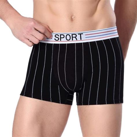 FEITONG 2017 Brand New Mens Strip Boxers Underwear Shorts Underpants