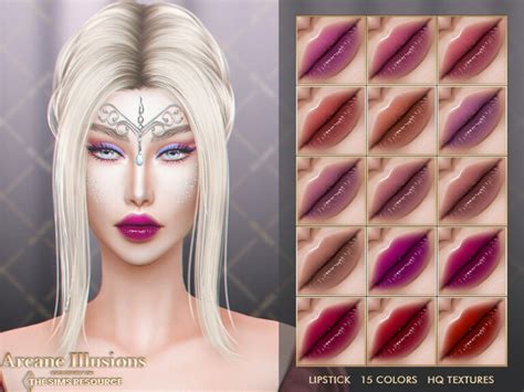 Arcane Illusion Lipstick By Julhaos At Tsr Sims 4 Updates