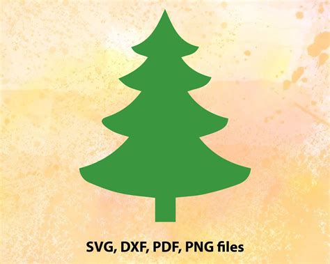 Christmas Tree Svg File Christmas Tree Cut File Png
