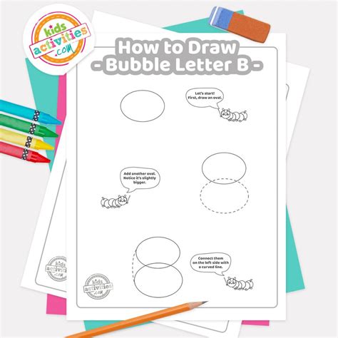 How To Draw The Letter B In Bubble Letter Graffiti Kids Activities Blog