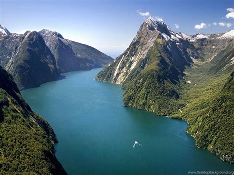 Milford Sound Fjord New Zealand Nature 1920x1080 Hd Wallpapers