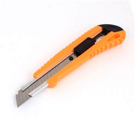 1 X 18mm Box Cutter Metal Tip Retractable Snap Off Blade Utility Knife
