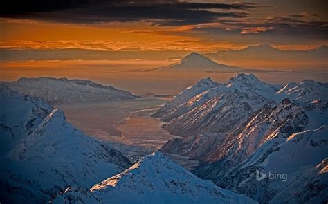 Chigmit Mountains Alaska October 2015 Bing Wallpaper