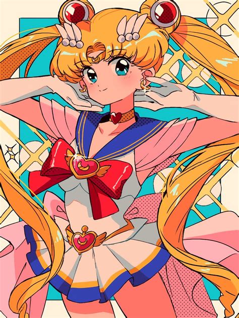 Tsukino Usagi Sailor Moon And Super Sailor Moon Bishoujo Senshi