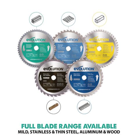Evolution Power Tools 7 In 54 Teeth Aluminum Cutting Saw Blade Pip