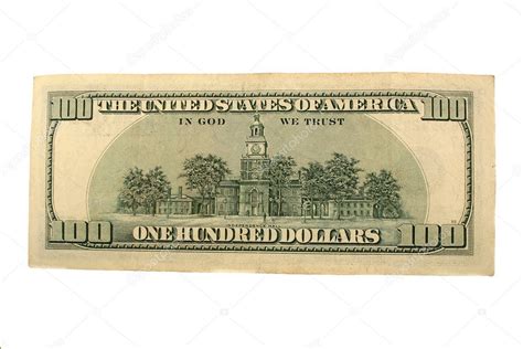 Back Half Of A One Hundred Dollar Bill — Stock Photo © Njnightsky 2101663