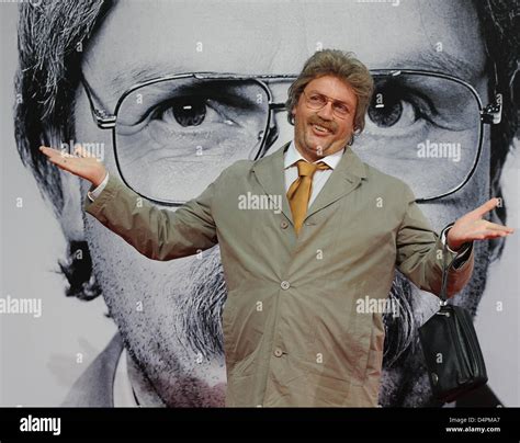 German actor Hape Kerkeling as his alter ego Horst Schlaemmer arrives