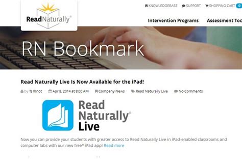 Website For Read Naturally Adapta Interactive